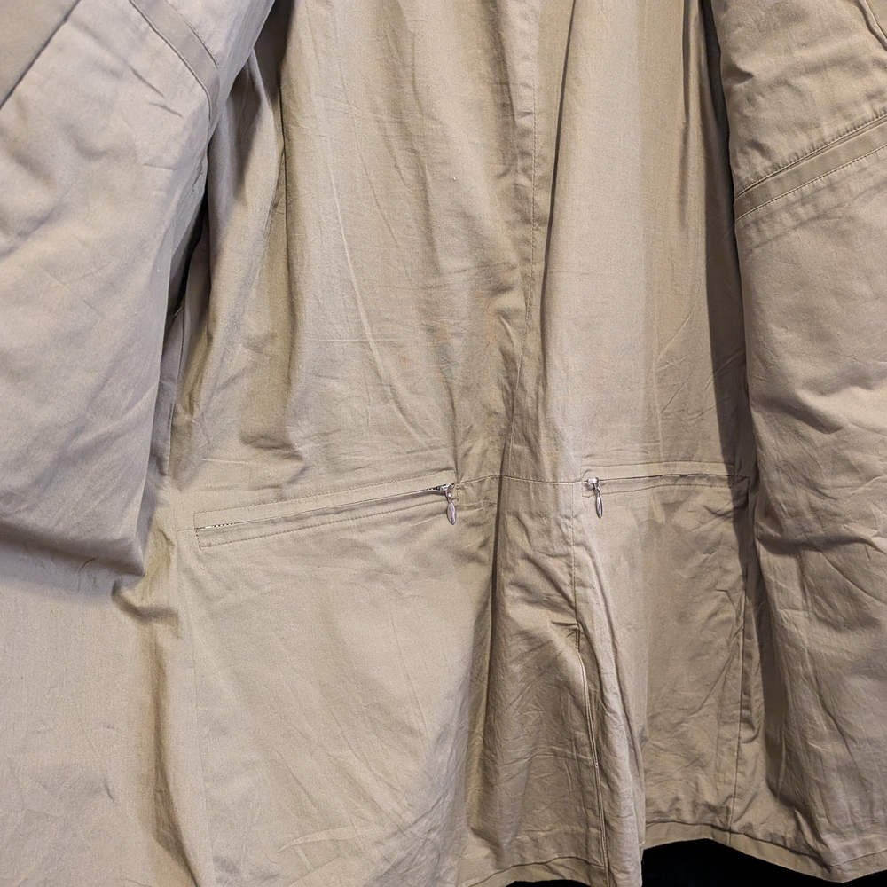 HTF Vintage 80s Banana Republic Khaki Men's Tavel Blazer Jacket w. Pockets 40R - Picture 7 of 9